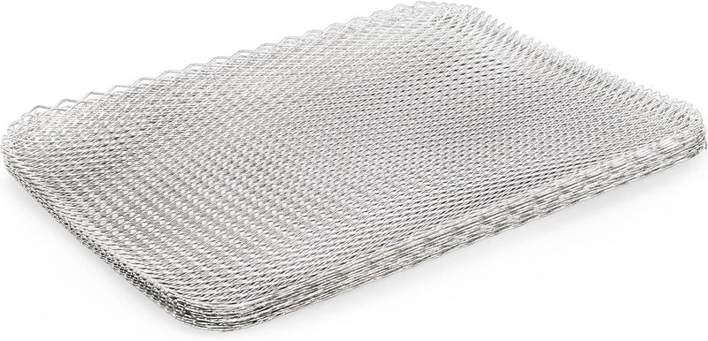 Kingrol 10-Pack Disposable Grill Toppers, 15.25 x 12 Inch BBQ Grilling Mats, Prevents Food from Falling Through Grates, Ideal for Meat & Veggies, Outdoor Grill Accessories - Image 2